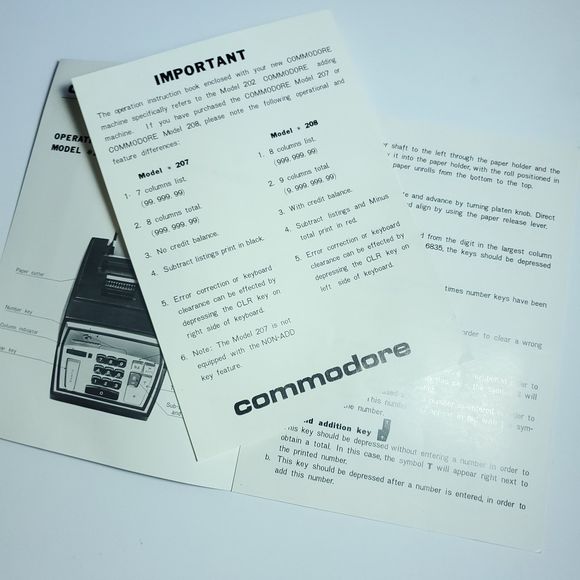 Vintage | Commodore 202 Manual - Picture 3 of 5